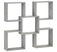 vidaXL Scaffale da parete Grigio Cemento 99,5 x 17 x 91 cm