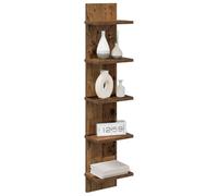vidaXL Scaffale da parete Legno antico 22 x 15 x 100 cm