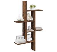 vidaXL Scaffale da parete Legno antico 61 x 15 x 102 cm
