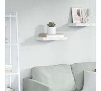 vidaXL Scaffale da Parete Marmo Bianco 40 x 23,5 x 4 cm, Mensola a Parete Elegante e Rettangolare per Soggiorno, Design Moderno per organizzare la casa, Decorazione Interna duratura, Soluzione salvas