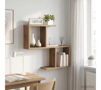 vidaXL Scaffale da parete Rovere Artigianale 60 x 12 x 50,5 cm