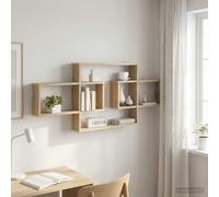 vidaXL Wandplank Sonoma Eiken 130 x 10 x 50 cm Bewerkt hout