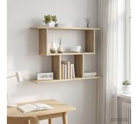 vidaXL Wandplank Sonoma Eiken 80 x 15 x 50,5 cm Bewerkt hout