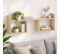 vidaXL Scaffale da parete Rovere Sonoma 90 x 17 x 32 cm