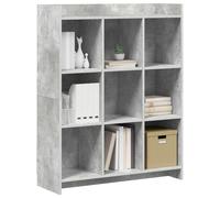 vidaXL Scaffale grigio cemento, 87,5 x 30 x 111 cm
