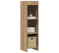 vidaXL Scaffale in rovere artigianale 30 x 30 x 111 cm