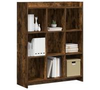 vidaXL Scaffale in rovere fumé, 87,5 x 30 x 111 cm,