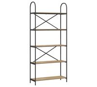 vidaXL Scaffale Libreria Unità di Stoccaggio Rettangolare Arredamento Freestanding Moderno per il Soggiorno