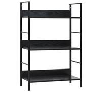 VIDAXL - Scaffale Libri 3 Ripiani Nero 60x27,6x90,5 cm Legno Multistrato