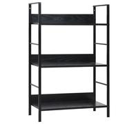 VidaXL Scaffale Libri 3 Ripiani Nero 60x27,6x90,5 cm Legno Multistrato