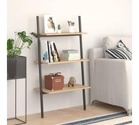 vidaXL Scaffale Pendente a 3 Livelli Marrone Chiaro e Nero 64x34x116cm