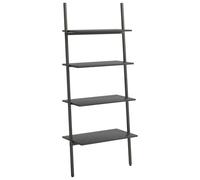 vidaXL Scaffale Pendente a 4 Livelli Nero 64x34x150,5 cm