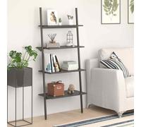 vidaXL Scaffale Pendente a 4 Livelli Nero 64x34x150,5cm