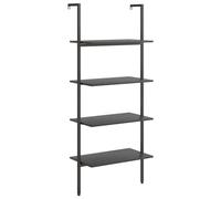 vidaXL Scaffale Pendente a 4 Livelli Nero 64x35x152,5 cm