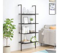 vidaXL Scaffale Pendente a 4 Livelli Nero 64x35x152,5 cm