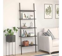 vidaXL Scaffale Pendente a 5 Livelli Nero 64x34x185,5 cm