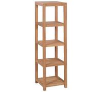 VIDAXL - Scaffale Per Bagno A 4 Ripiani In Massello Di Teak 42x42x165cm