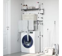 vidaXL Scaffale per Lavatrice 77x52x192 cm in Alluminio