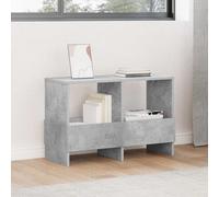 vidaXL Scaffale per riviste Grigio cemento 68,5 x 30 x 45 cm