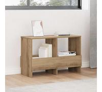 vidaXL Scaffale per riviste Rovere artigianale 68,5 x 30 x 45 cm