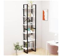 AX 2 Scaffali Libreria Mensole Officina Cantina Bianco Sala 60x30x210cm + 806517