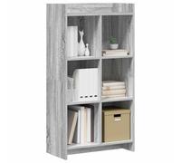 vidaXL Scaffale Sonoma grigio, 59 x 30 x 111 cm, in legno di ingegneria,