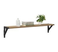 vidaXL Scaffali da parete - Rovere artigianale 2 pezzi 80x15x15,5 cm - Mensole salvaspazio