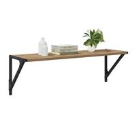 vidaXL Scaffali da parete 2 pcs Rovere artigianale 80 x 25 x 25,5 cm