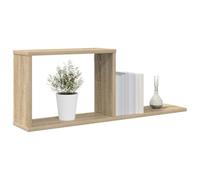 vidaXL Scaffali flottanti 2 pcs Rovere Sonoma 80 x 15 x 30 cm, Soggiorno moderno, mensole sospese, appese al muro, decorazione casa, design funzionale, soluzioni eleganti per lo stoccaggio