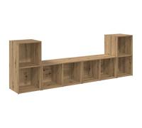 vidaXL Scaffali modulari per la casa - Design Interlock per esporre e organizzare i Libri in Ufficio