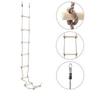 vidaXL Scala di Corda per Bambini 290 cm in Legno