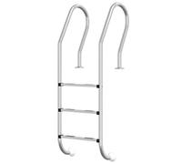 vidaXL Scala per Piscina 54x38x158 cm Acciaio Inox 304