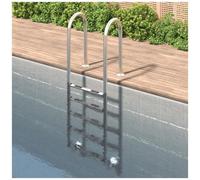 VIDAXL - Scala Per Piscina 54x38x211 Cm Acciaio Inox 304