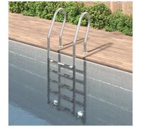 VIDAXL - Scala Per Piscina 54x38x211 Cm Acciaio Inox 304
