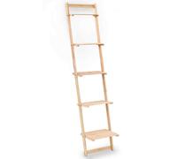 vidaXL Scala Portaoggetti a Parete in Legno di Cedro 41,5x30x176 cm