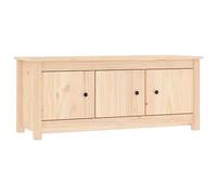 vidaXL Scarpiera 110x38x45,5 cm in Legno Massello di Pino
