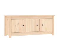 vidaXL Scarpiera 110x38x45,5 cm in Legno Massello di Pino