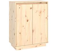 VIDAXL - Scarpiera 60x35x80 Cm In Legno Massello Di Pino