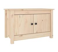 vidaXL Scarpiera 70x38x45,5 cm in Legno Massello di Pino