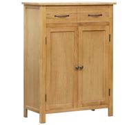 VIDAXL - Scarpiera 76x37x105 Cm In Legno Massello Di Rovere