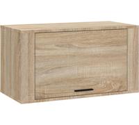 vidaXL Scarpiera a Parete Rovere Sonoma 70x35x38 cm Legno Multistrato