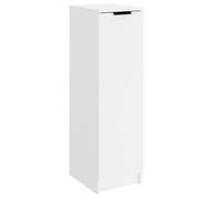 vidaXL Scarpiera Bianca 30x35x100 cm in Legno Multistrato