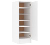 vidaXL Scarpiera Bianca 32x35x92 cm in Truciolato