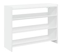 vidaXL Scarpiera Bianca 80x25x62 cm in Truciolato, Mobile Porta Scarpe, scarpiera in Legno, mobiletto per Scarpe, Organizer per Scarpe