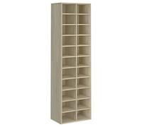 vidaXL Scarpiera Rovere Sonoma 54x34x183 cm in Truciolato