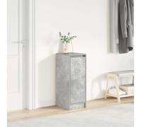 Scarpiera Grigio Cemento 29,5x34x76 cm in Legno Multistrato