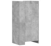 vidaXL Scarpiera Grigio Cemento 52x37,5x100 cm in Legno Multistrato, mobile porta scarpe, scarpiera in legno, mobiletto per scarpe