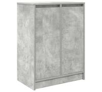 vidaXL Scarpiera Grigio Cemento 57x34x76 cm in Legno Multistrato, armadietti per Scarpe, scaffale per Scarpe, scarpiera, Contenitore per Scarpe
