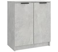 vidaXL Scarpiera Grigio Cemento 59x35x70 cm in Legno Multistrato