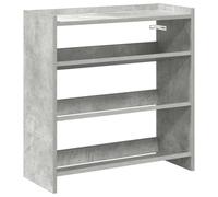 vidaXL Scarpiera Grigio Cemento 60x25x62 cm in Legno Multistrato